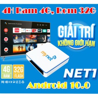 Tv box mynet tv 4h ram 4g, rom 32g