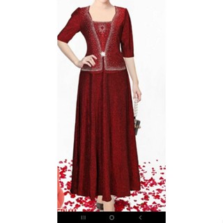 VÁY ĐẦM DẠ HỘI  DỰ TIỆC SANG TRỌNG  CHO MẸ  ÁNH KIM TRUNG NIÊN BIGSIZE NHIỀU MẪU