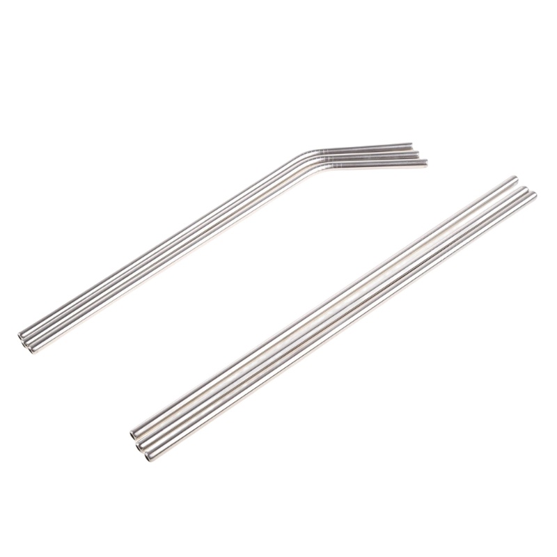 Bộ Ống Hút Bằng Thép Không Gỉ Kèm Cọ Vệ Sinh