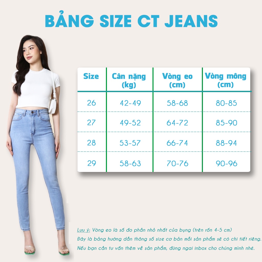 Quần skinny jean nữ bó rách 2 bên đùi chất vải co dãn 4 chiều thoáng mát CP40, CT JEANS