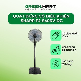 Quạt đứng sharp pj-s40rv-dg | pj-s40mv-lg | chính hãng