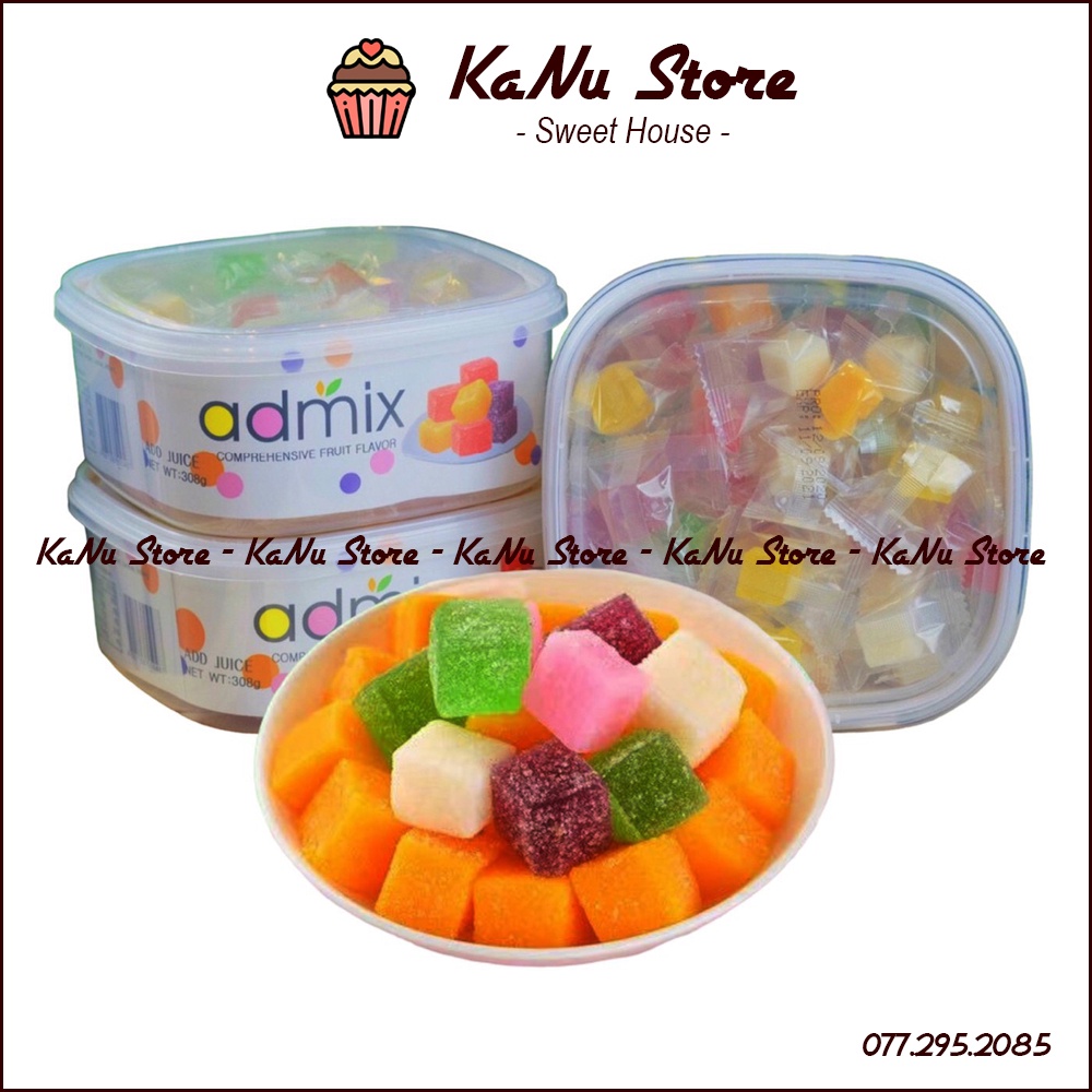 Kẹo dẻo trái cây Admix HongKong 308g