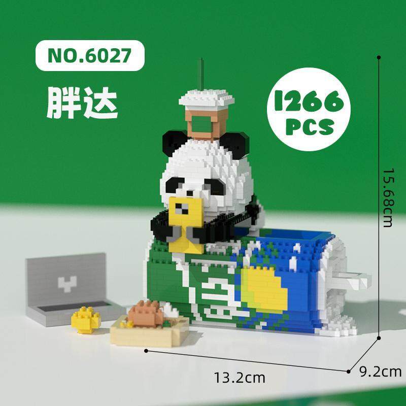 Bộ Đồ Chơi Lắp Ráp Khối Hình Chú Hổ Vui Nhộn Cho Bé