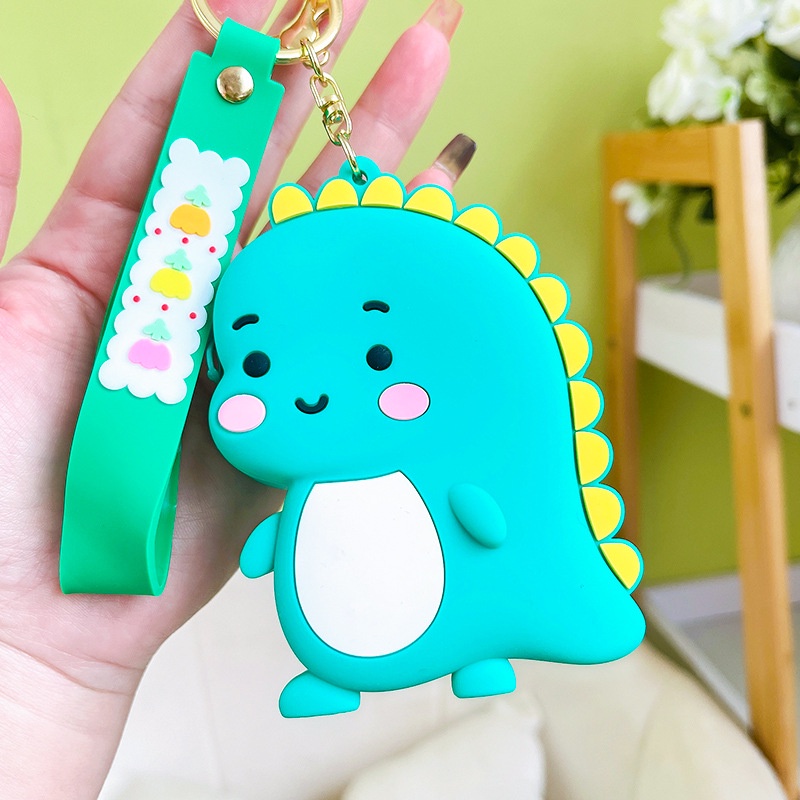 Túi Đựng Tiền Xu Mini Bằng Silicone Hình Khủng Long