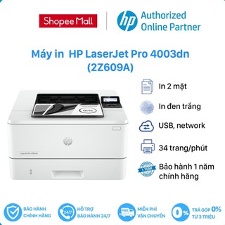 Máy in văn phòng 2 mặt hp laserjet pro 4003dn - chính hãng, bảo hành 12t