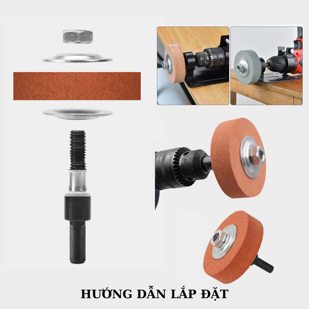 Đá mài, chà nhám 3 inch 70mm mài kim loại, đá, gốm sứ, loại bỏ rỉ sét