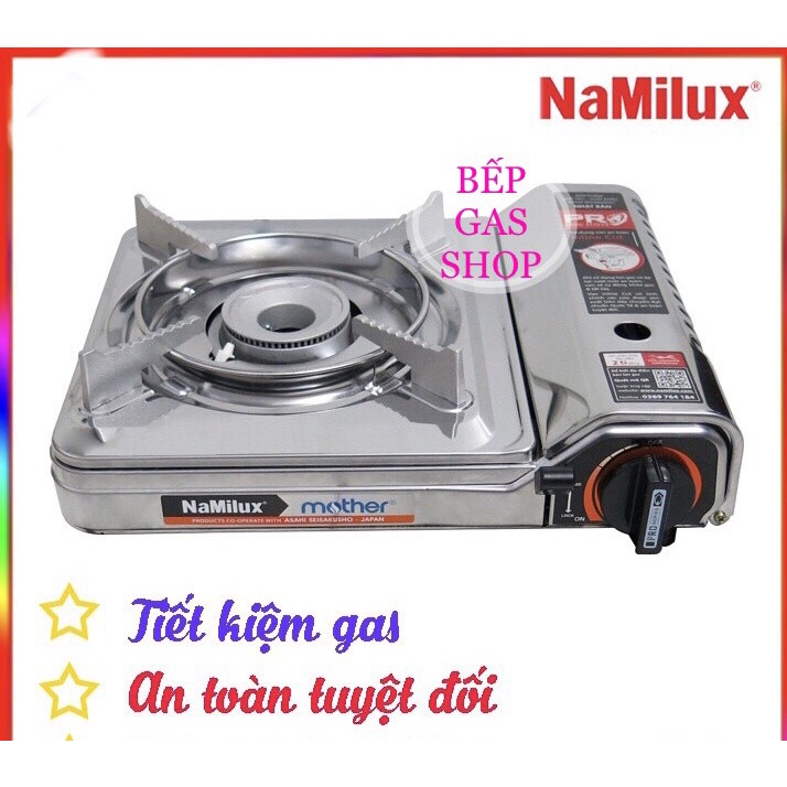 Bếp gas du lịch inox Namilux PL-2111AS - tiết kiệm gas - HÀNG CHÍNH HÃNG 100%