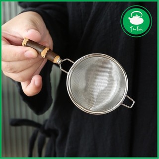 Lọc trà cán gỗ tre, lược trà đạo (không dùng lọc bột matcha)