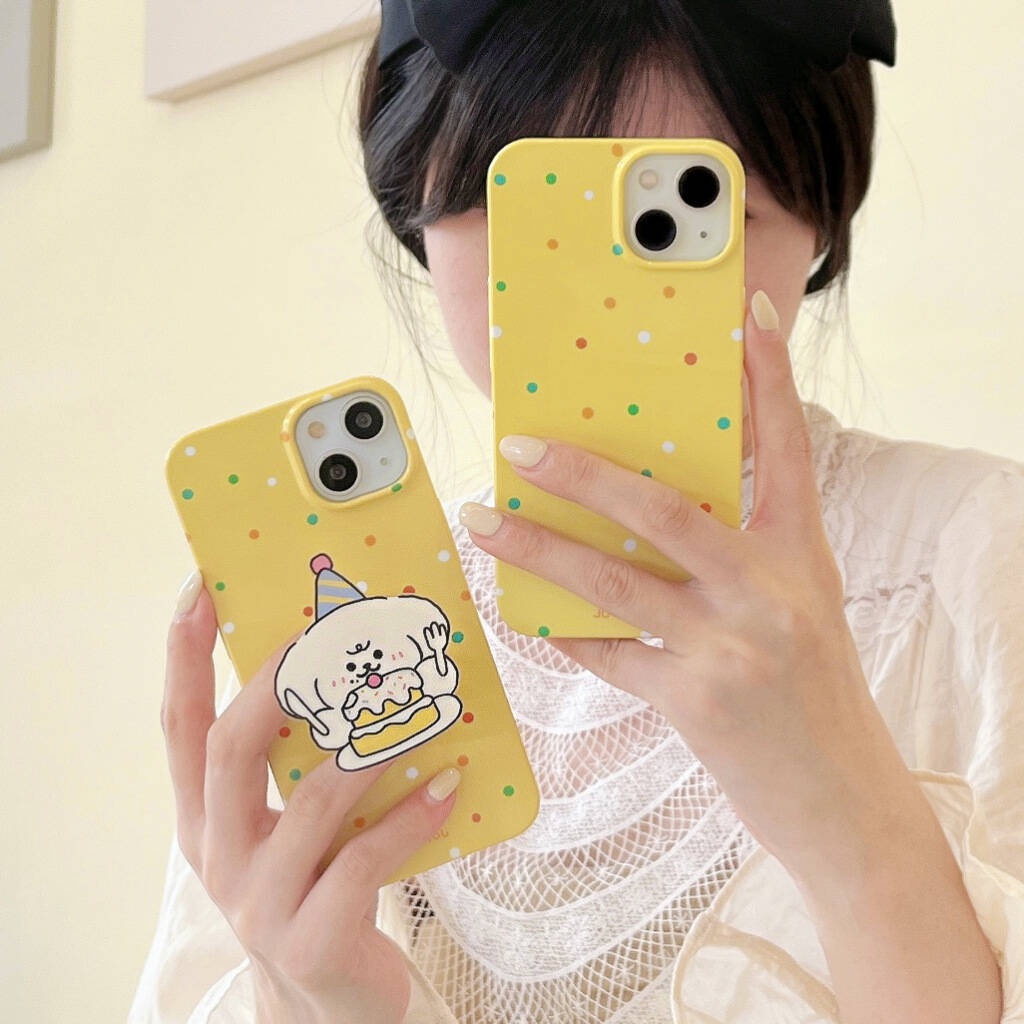 Ốp Điện Thoại Cứng Họa Tiết Chấm Bi Cho iPhone 11 12 12Pro 12Promax 13 13Pro 13Promax 14 14Pro 14Plus 14ProMax