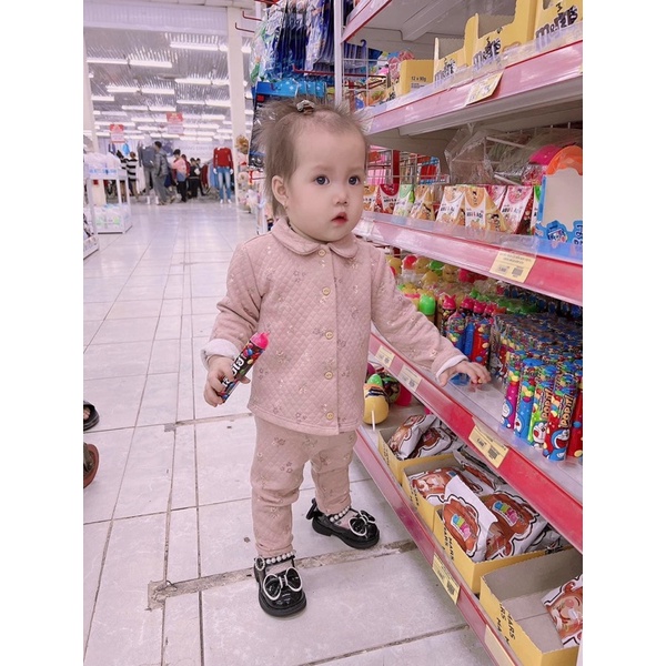 Set nỉ HM AUTH bé gái