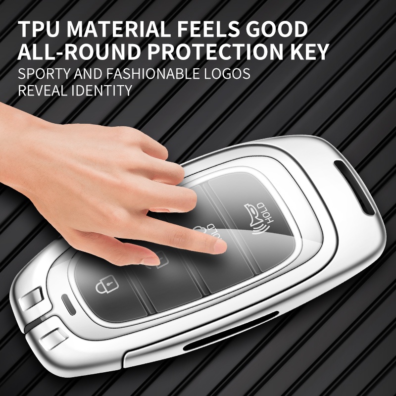 Vỏ Bọc Chìa Khóa Điều Khiển Từ Xa Cho Hyundai SantaFe 2021 2022 Tucson 2022