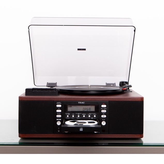 MÁY ĐĨA THAN VINYL LP-R550USB màu nâu