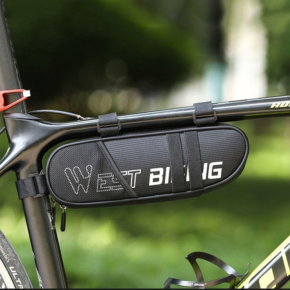 Túi Đựng Đồ Hình Tam Giác Gắn Khung Trước Xe Đạp Tiện Dụng