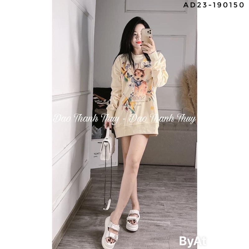 AD23 SALE Áo Nỉ Be Cho Con Bú