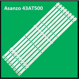 Asanzo 43AT500 - Bộ 8 Thanh 3 Led 6v cho Tivi Asanzo 43AT 43AT500 và các dòng tương tự #XY213