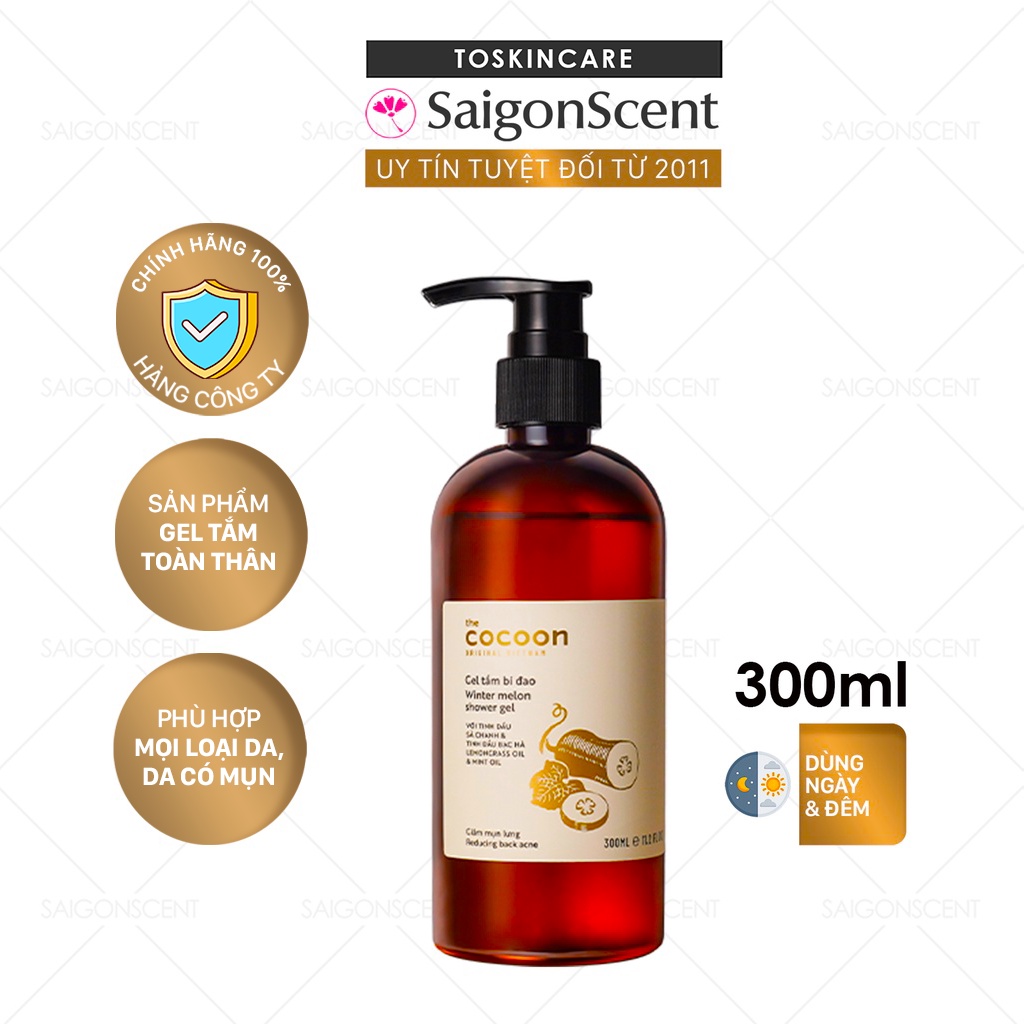 Gel tắm bí đao Cocoon ( 300mL )