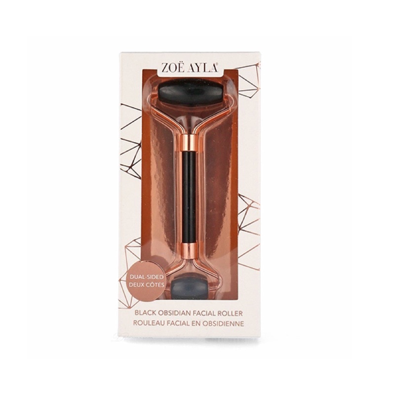 Cây đá lăn thon gọn mặt Zoe Ayla The Jade Facial Roller Mount Lai Zoe Ayla