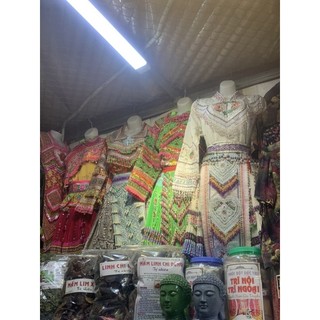 [COMBO VÁY +MŨ] - TRANG PHỤC VÁY THỔ CẨM DÂN TỘC H'MÔNG