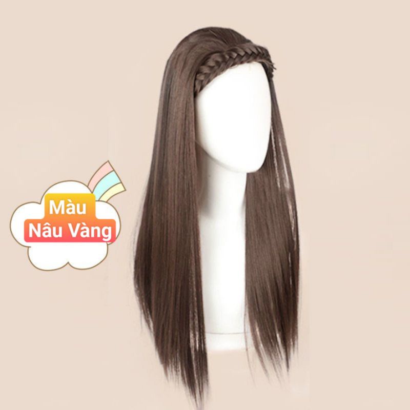 TÓC GIẢ U 3/4 ĐẦU KÈM BĂNG ĐÔ CÀI THẮT BÍM ND074