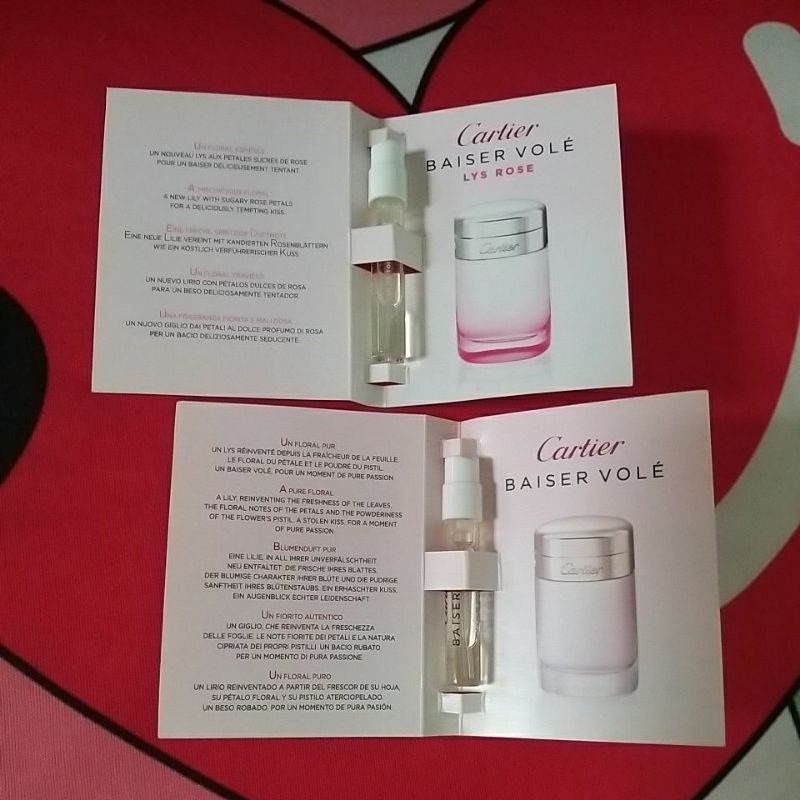 Mẫu thử nước hoa ( Vial ) Cartier 1,5ml 🧚🏻‍♀️