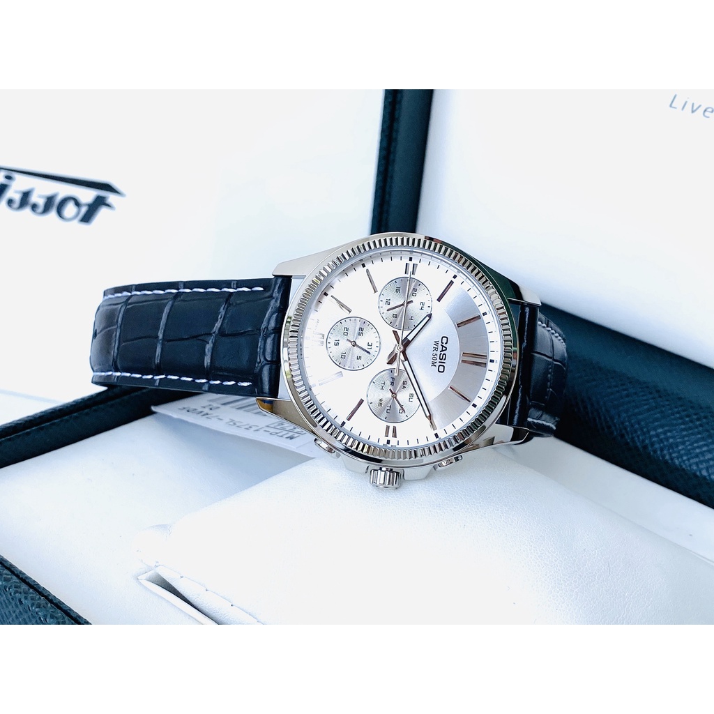 Đồng Hồ Nam CASIO Quartz MTP-1375L Chính Hãng Tặng Dây Da Cao Cấp