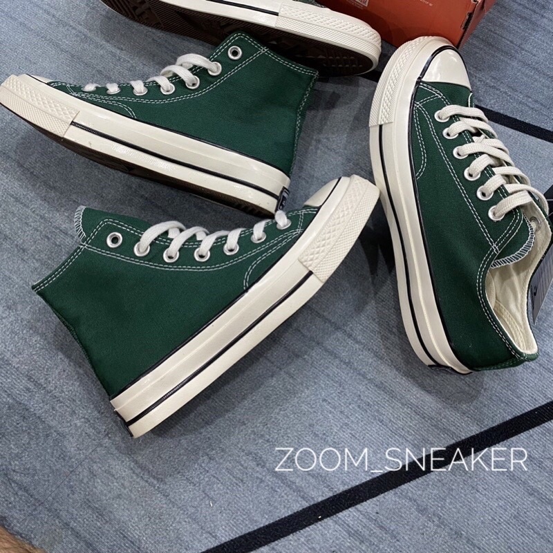 Giày Convers 1970s canvas xanh lá fullbox