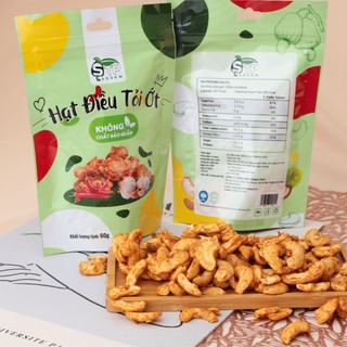 Hạt Điều Tỏi Ớt STP Food Túi Zip 60gr – Hạt Điều Thơm Ngon, Giòn Béo, Hàng Chất Lượng Xuất Khẩu Đạt Tiêu Chuẩn Cao