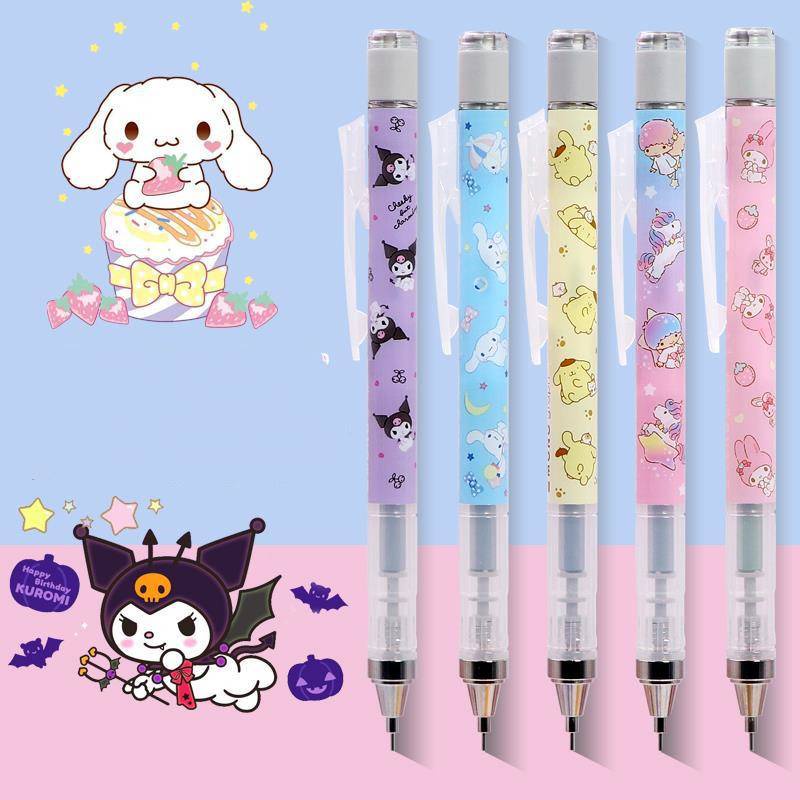 Bút Chì Bấm Ngòi 0.5mm TOMBOW x sanrio Kuromi Melody