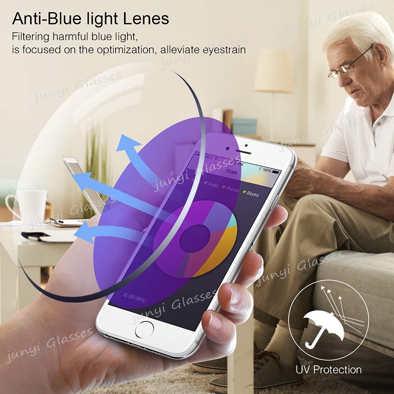 Kính Chống Nắng Ngoài Trời 2 Trong 1 Gọng Kim Loại Tròn Chống Bức Xạ Ánh Sáng Xanh Bảo Vệ Mắt Cho Nam Và Nữ