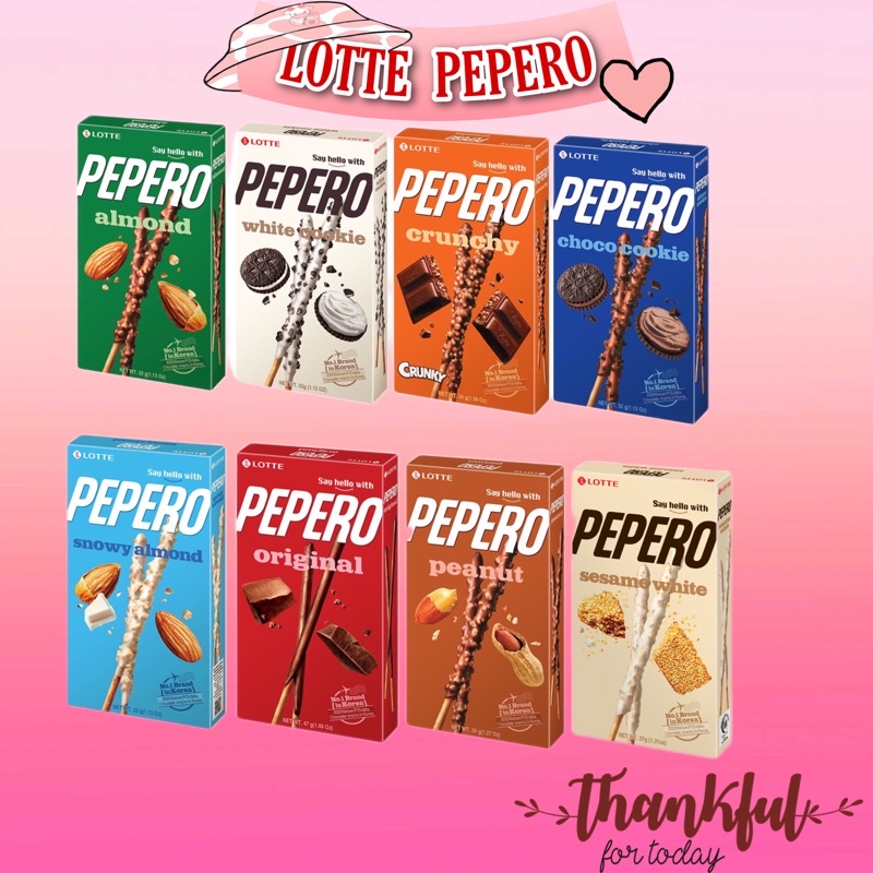 Bánh Que Lotte Pepero phủ Socola 8 vị