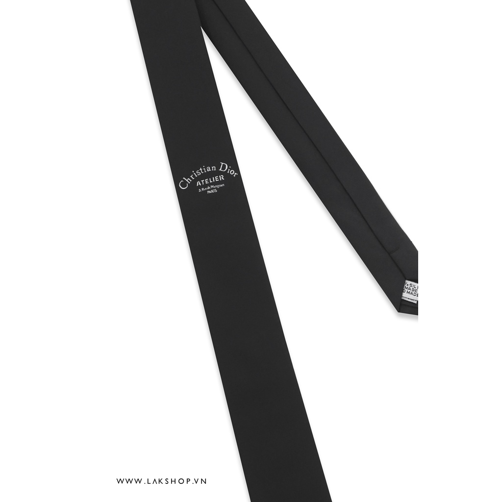 Cà Vạt 'Chrjstjan Djor Atelier' Tie Black Silk