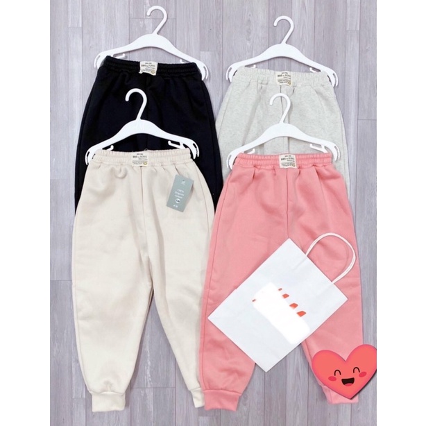 SET 4 QUẦN NỈ BÔNG ĐÁP LOGO BG