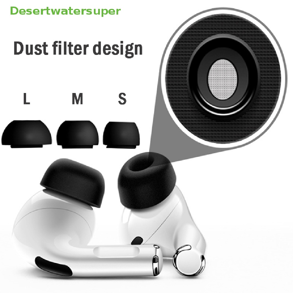 1 Cặp Nút Bọc Tai Nghe Nhét Tai Bằng silicone