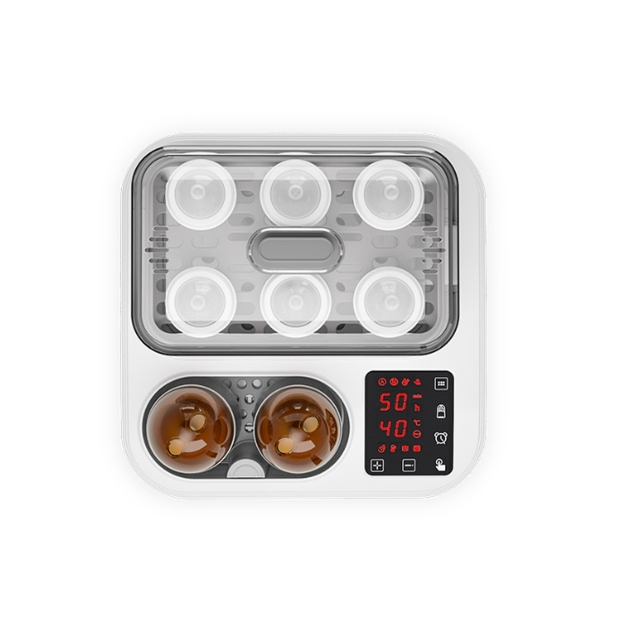 MÁY TIỆT TRÙNG SẤY KHÔ ĐA NĂNG THÔNG MINH TÍCH HỢP MÁY HÂM SỮA – CAPTAIN 1 / 2 - BẢO HÀNH 12 THÁNG