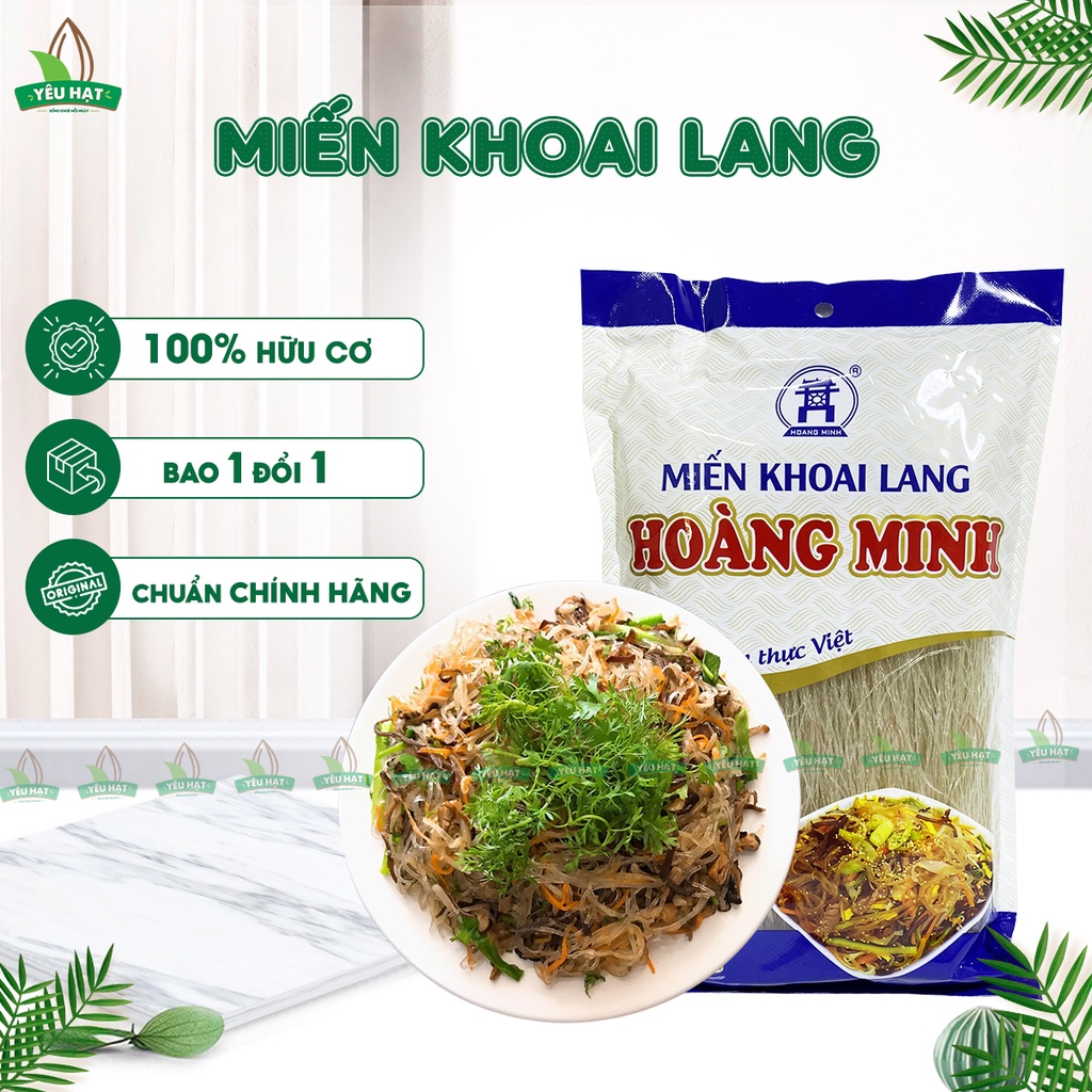Miến khoai lang Hoàng Minh giảm cân ăn kiêng thực dưỡng eat clean Hoàng Gói 300g