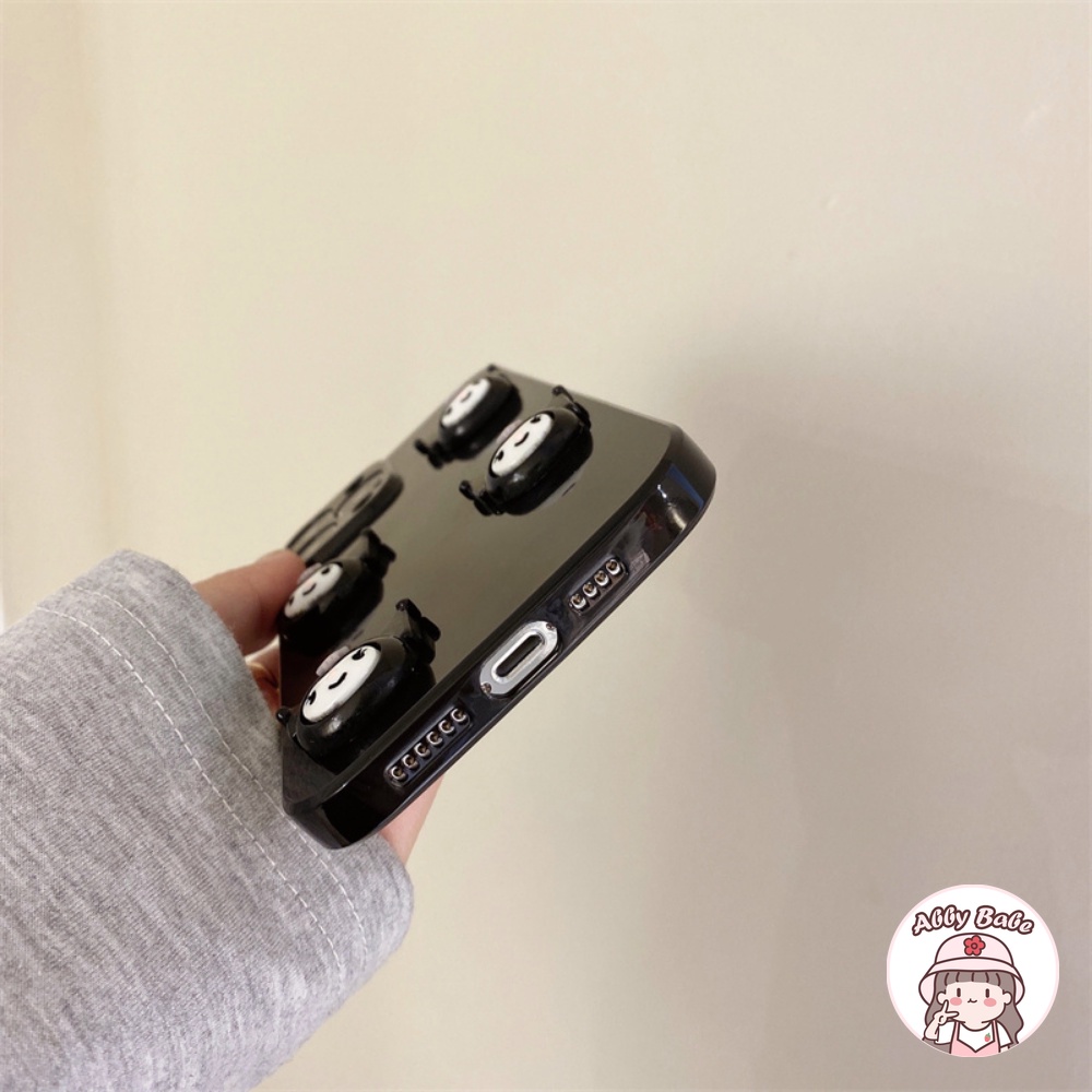 Ốp Điện Thoại TPU Mềm Nhám Màu Đen Chống Mồ Hôi In Hình 3D Cho IPhone 14 Pro Max 11 7Plus 13 12 11 Pro Max X XS