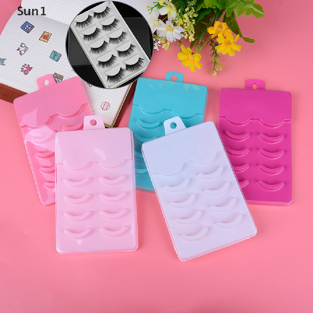 Sun1 &gt; Hộp Rỗng Đựng 5 Cặp Lông Mi Giả Tự Nhiên