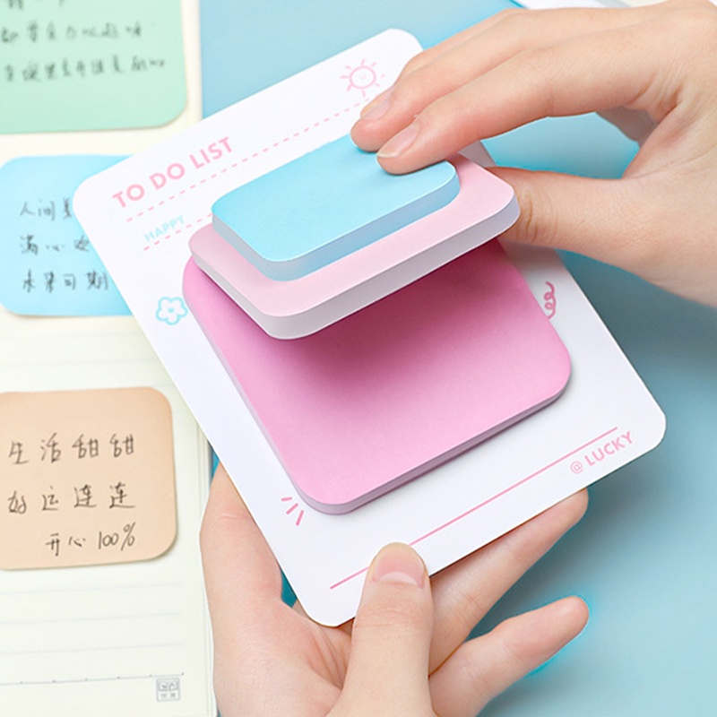 Set 90 Giấy Ghi Chú Màu Sắc Đơn Giản