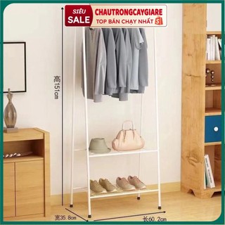 Kệ treo quần áo bằng INOX chắc chắn, nhỏ gọn, kệ treo dễ di chuyển và tháo lắp, tủ đựng quần áo