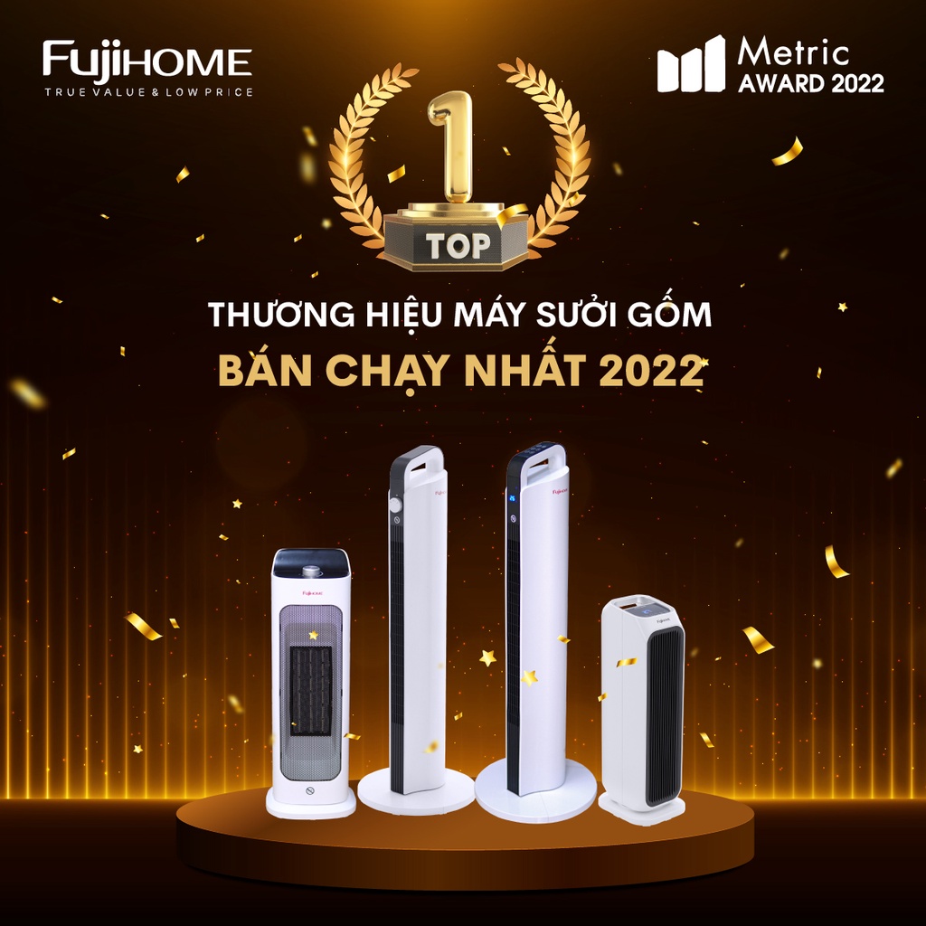 Máy sưởi gốm Nhật Bản Nhập Khẩu không khô da Fujihome