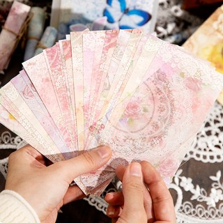 Set 30 giấy làm phông nền hoa diy sáng tạo