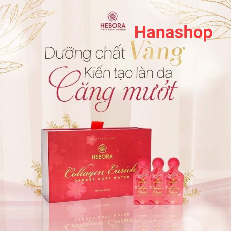 Hebora Collagen Enrich nước uống Nhật Bản (hộp 28 gói)