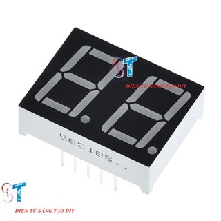 Led 7 thanh 5621bs 0.56 inch 2 số màu đỏ anode chung 10 chân
