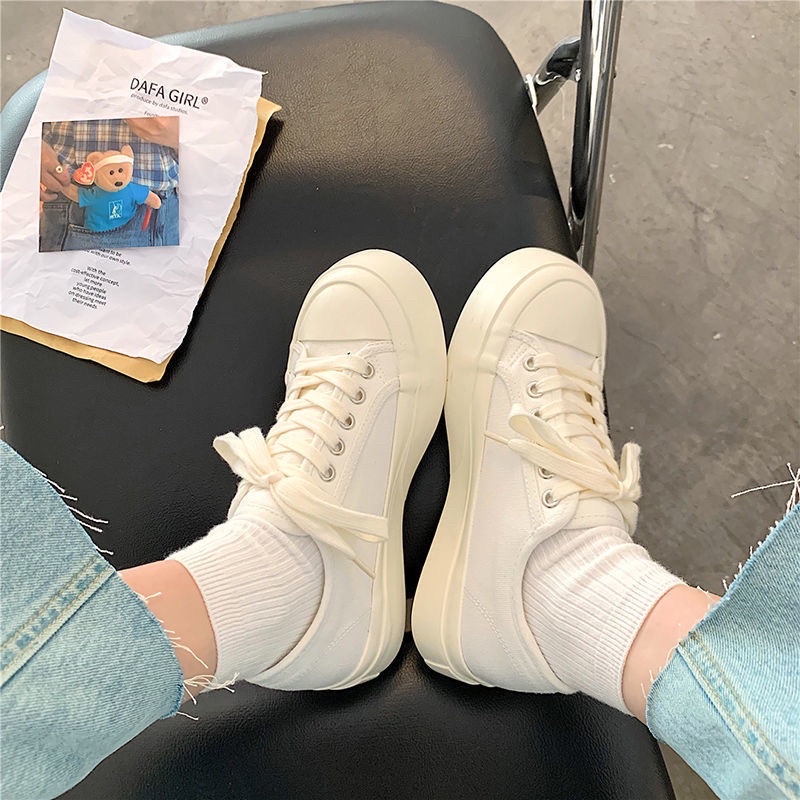 GIÀY VẢI CANVAS THỜI TRANG ULZZANG PHONG CÁCH CHO NỮ