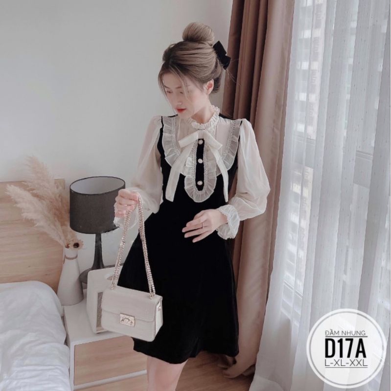 Đầm Nhung Big Size