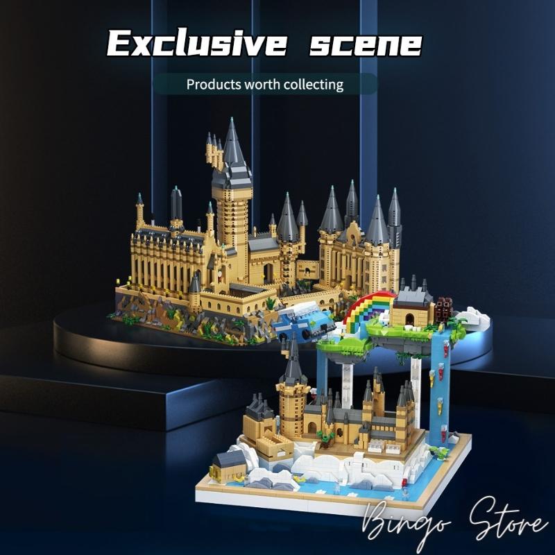 MÔ HÌNH LẮP RÁP LÂU ĐÀI PHÉP THUẬT HOGWARST 7000 CHI TIẾT