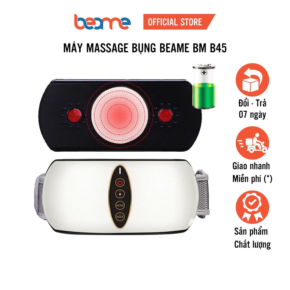 Máy massage giảm mỡ bụng, đai quấn nóng tập cơ bụng đánh tan mỡ Beame BM-B45