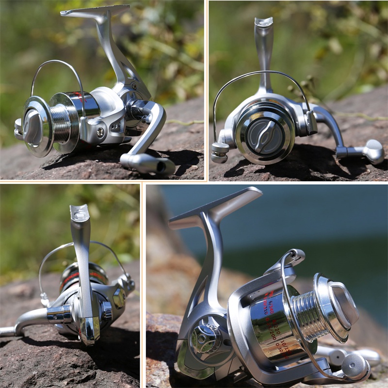 🔥Máy Câu Cá 1000-4000, Tỷ lệ bánh răng 5.2: 1, 6 vòng bi, máy câu đứng