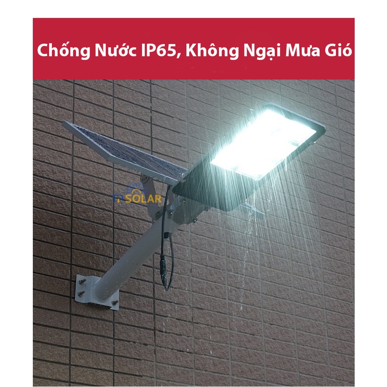 Đèn Bàn Chải Năng Lượng Mặt Trời TP Solar TP-C500N Công Suất 500W Chống Nước IP76, Công Suất Lớn