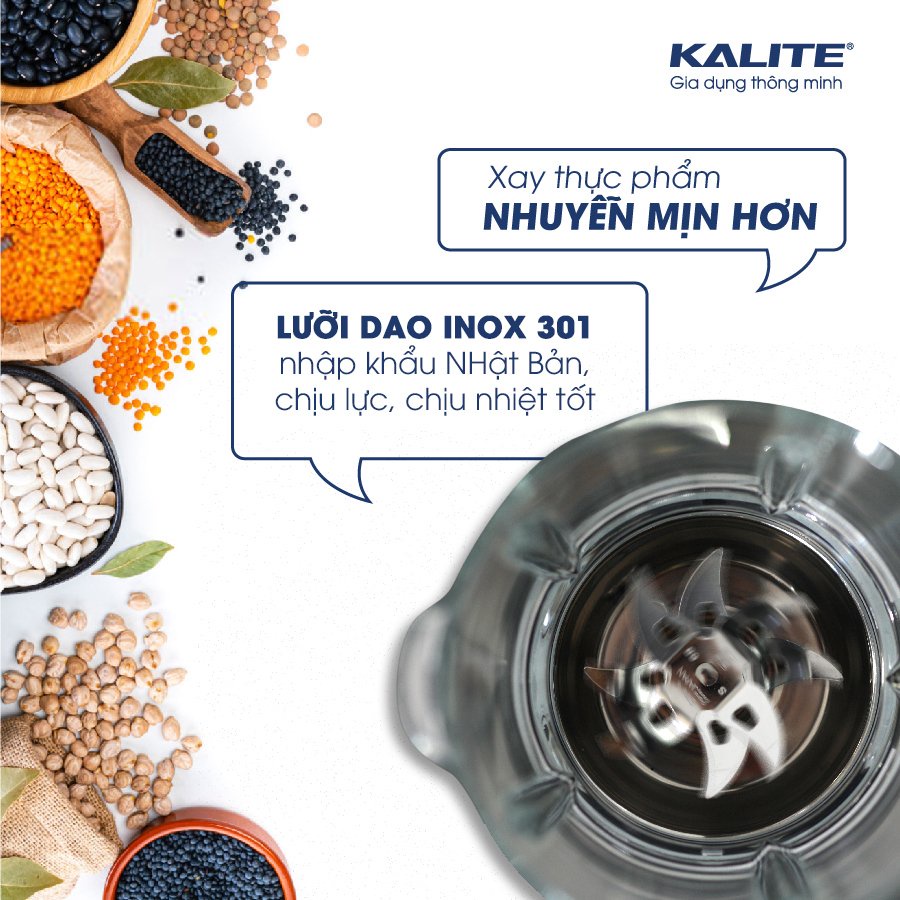 Máy làm sữa hạt Kalite KL-990P 1.75 Lít